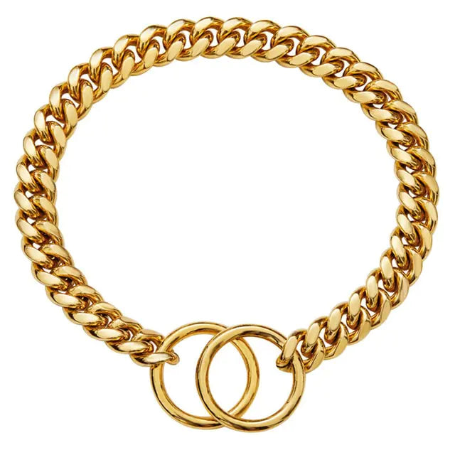 Cuban Link Chain Dog Collar